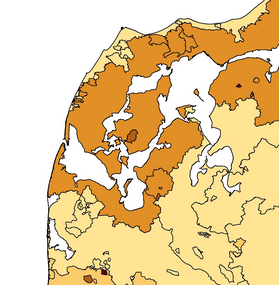Kort over Fjordland marker - Krav til efterafgrøder